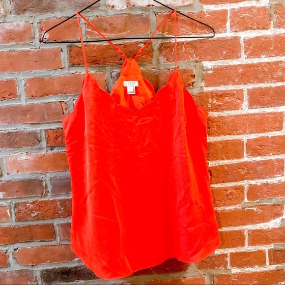 J crew Orange Tank Top - Picture 4 of 6